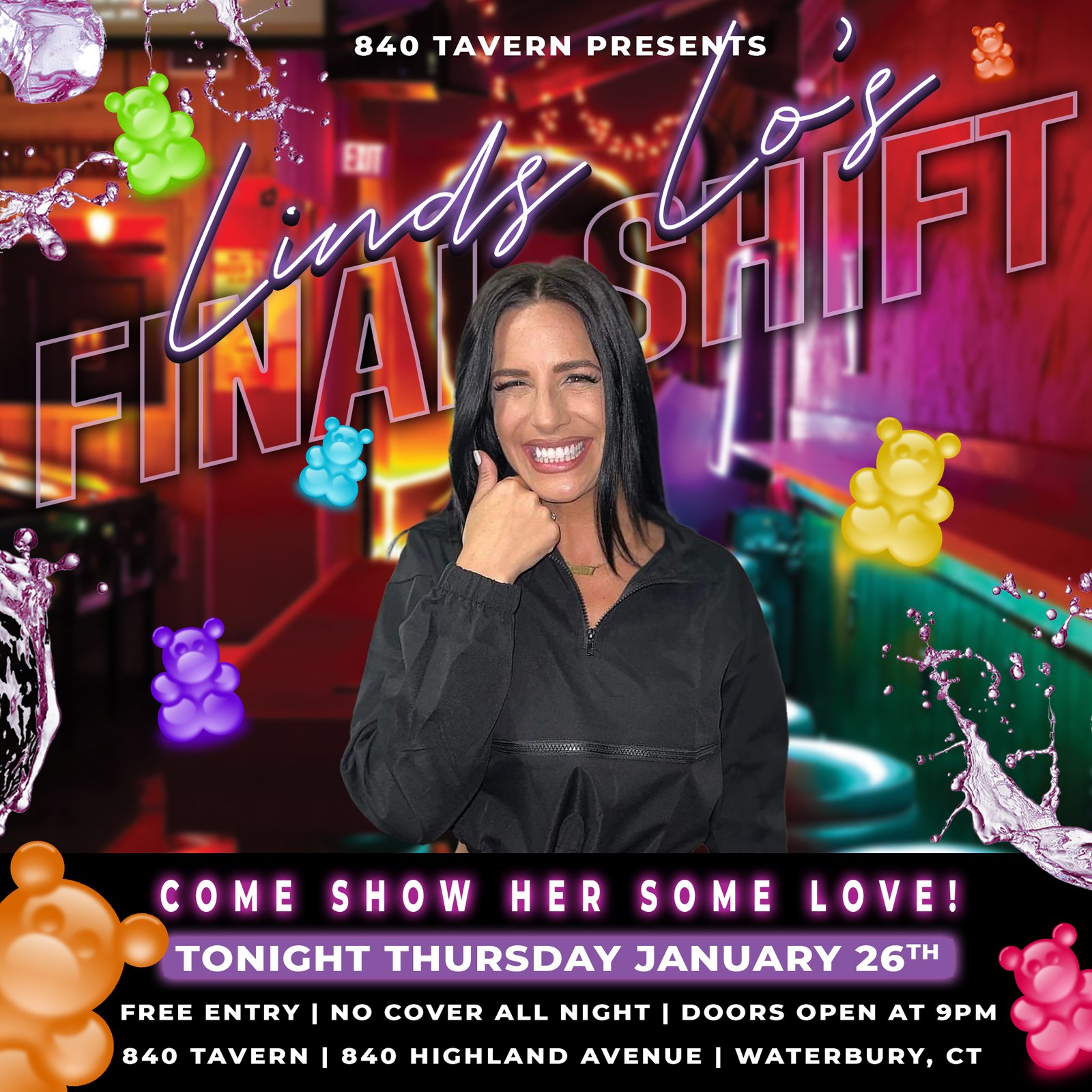 840 Tavern Flyer Social Media Post