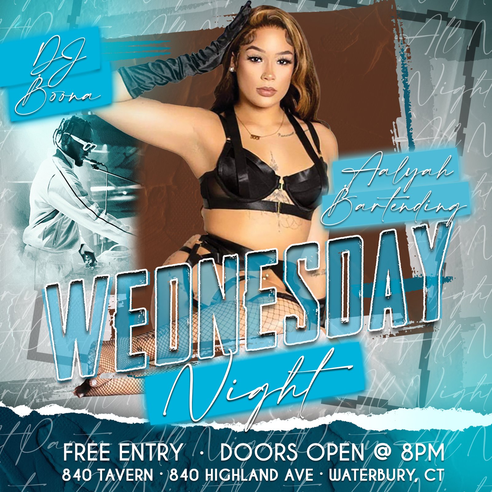 840 Tavern Wednesday Night Social Media Post