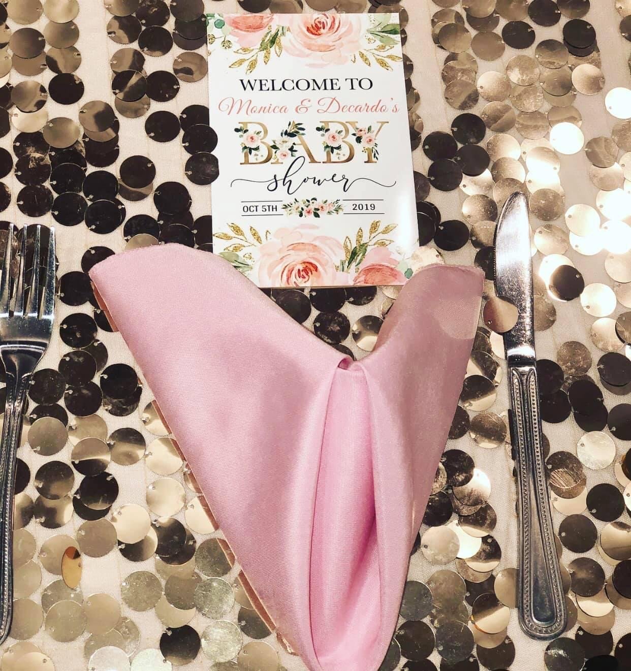 Luxury Floral Themed Baby Shower