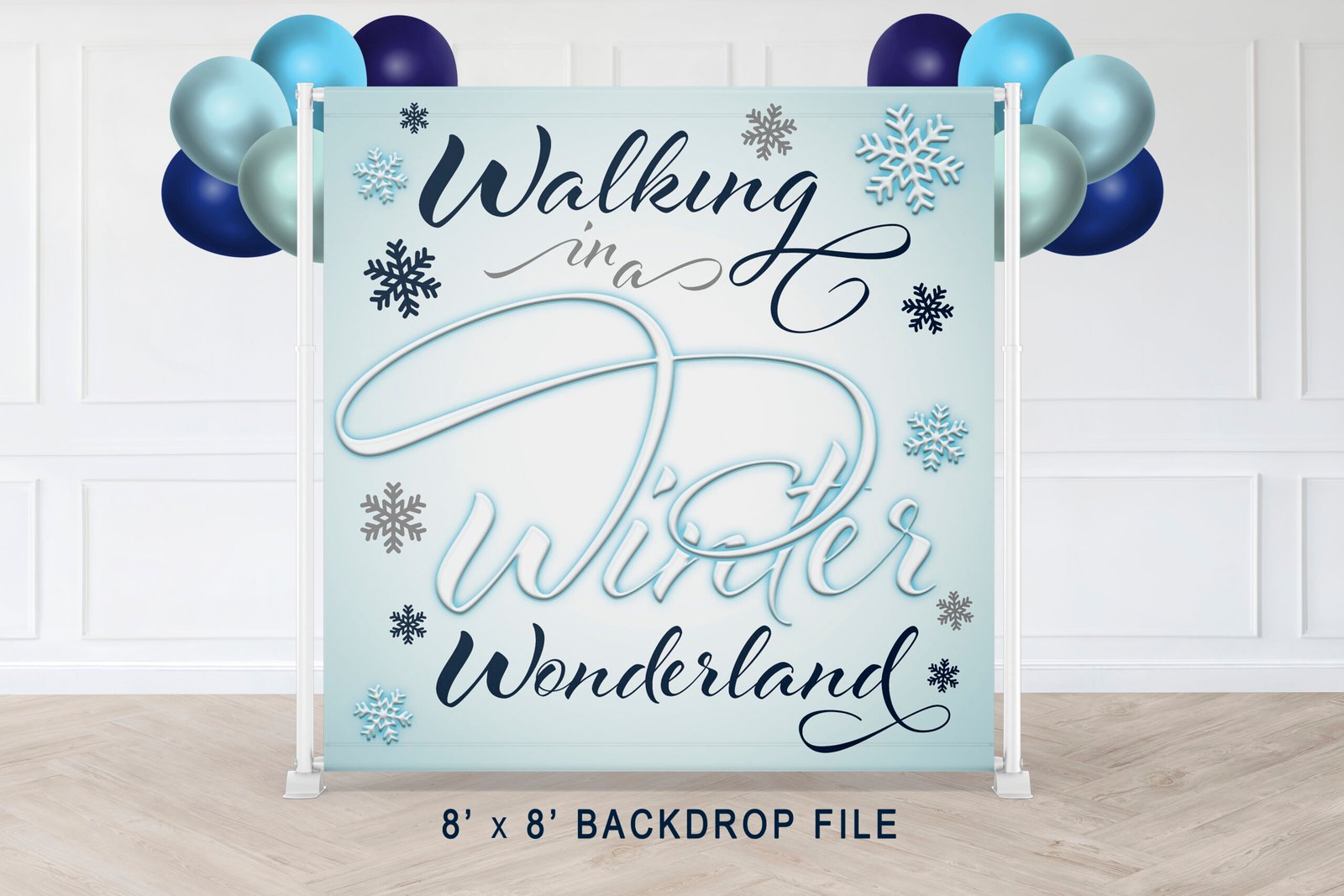 Winter Wonderland Party Package Backdrop
