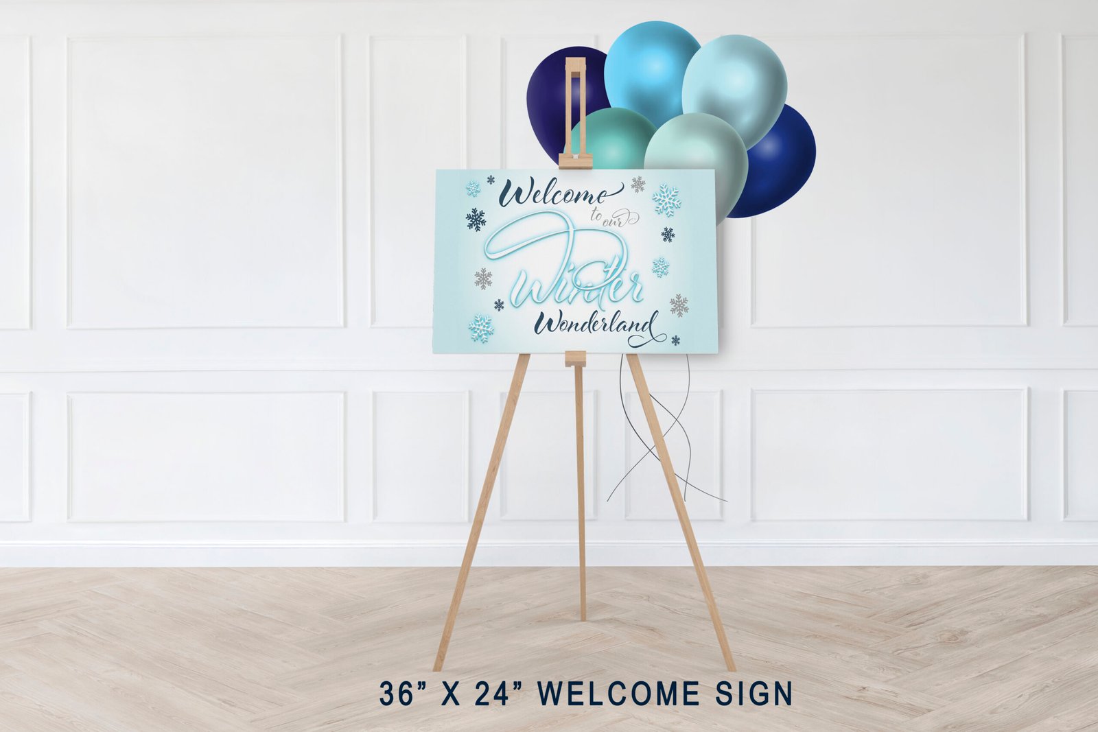 Winter Wonderland Party Package Event Sign