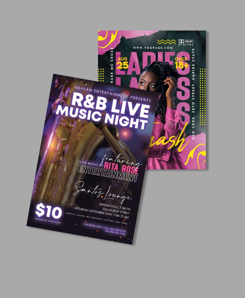 R&B Live Club Flyers