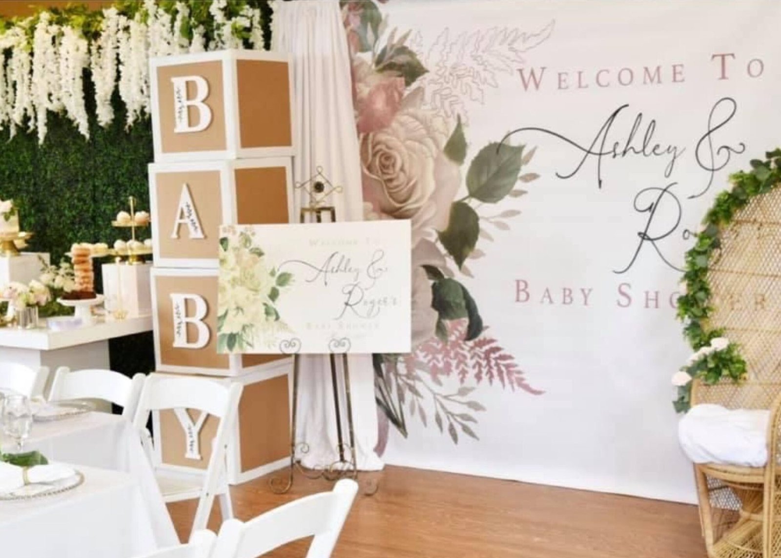elegant floral baby shower 2