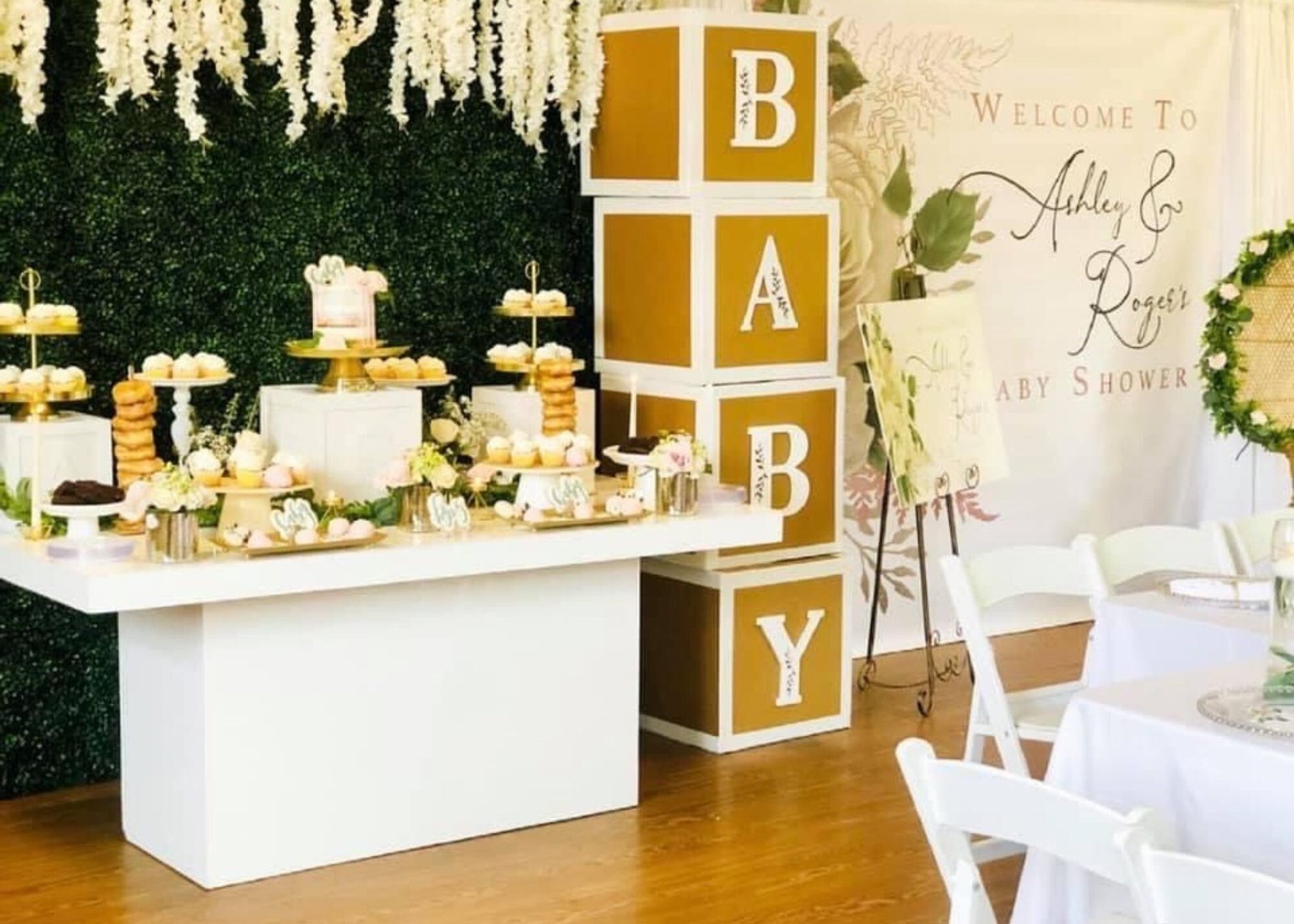 elegant floral baby shower 3