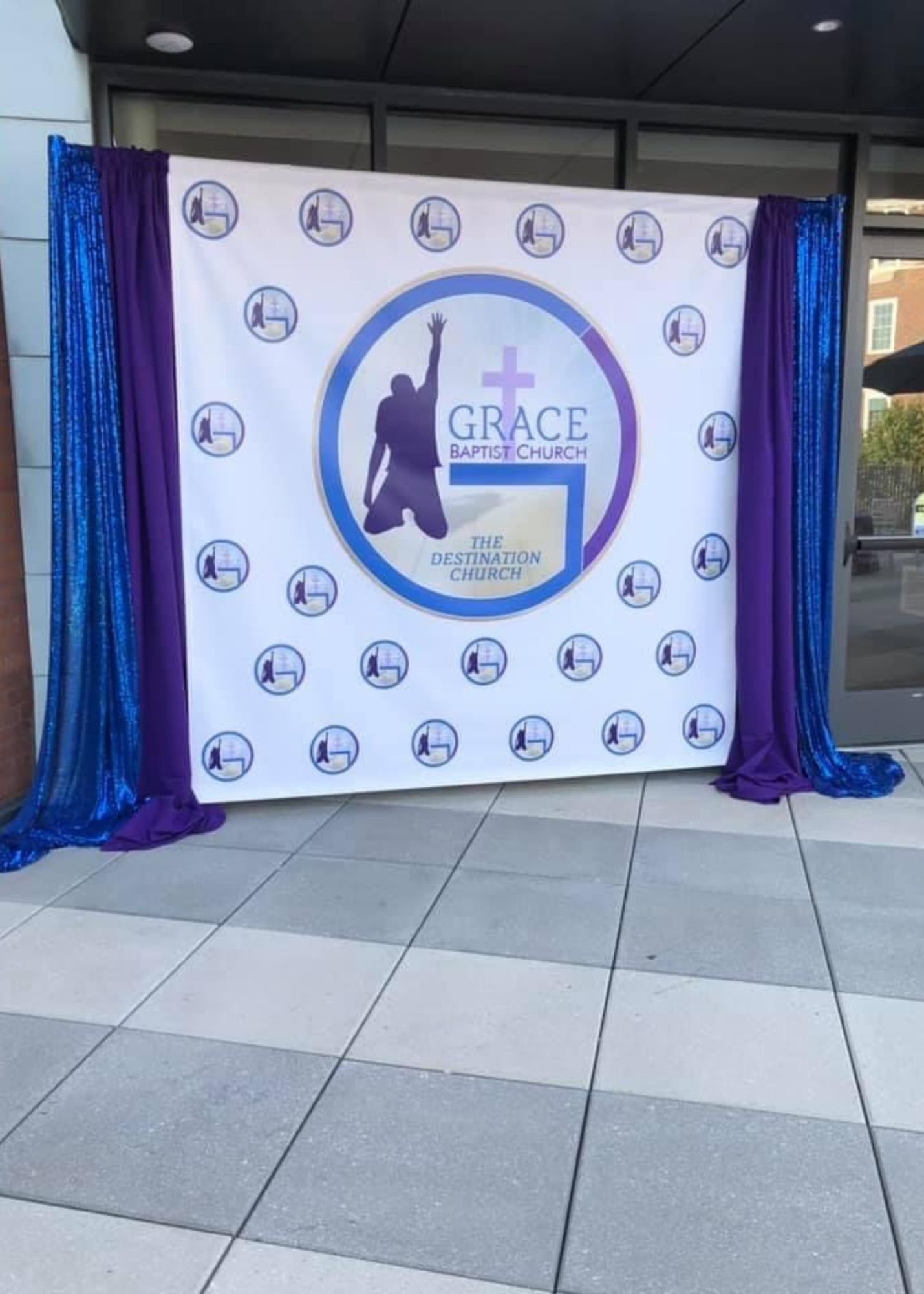 grace baptist church step & repeat 1