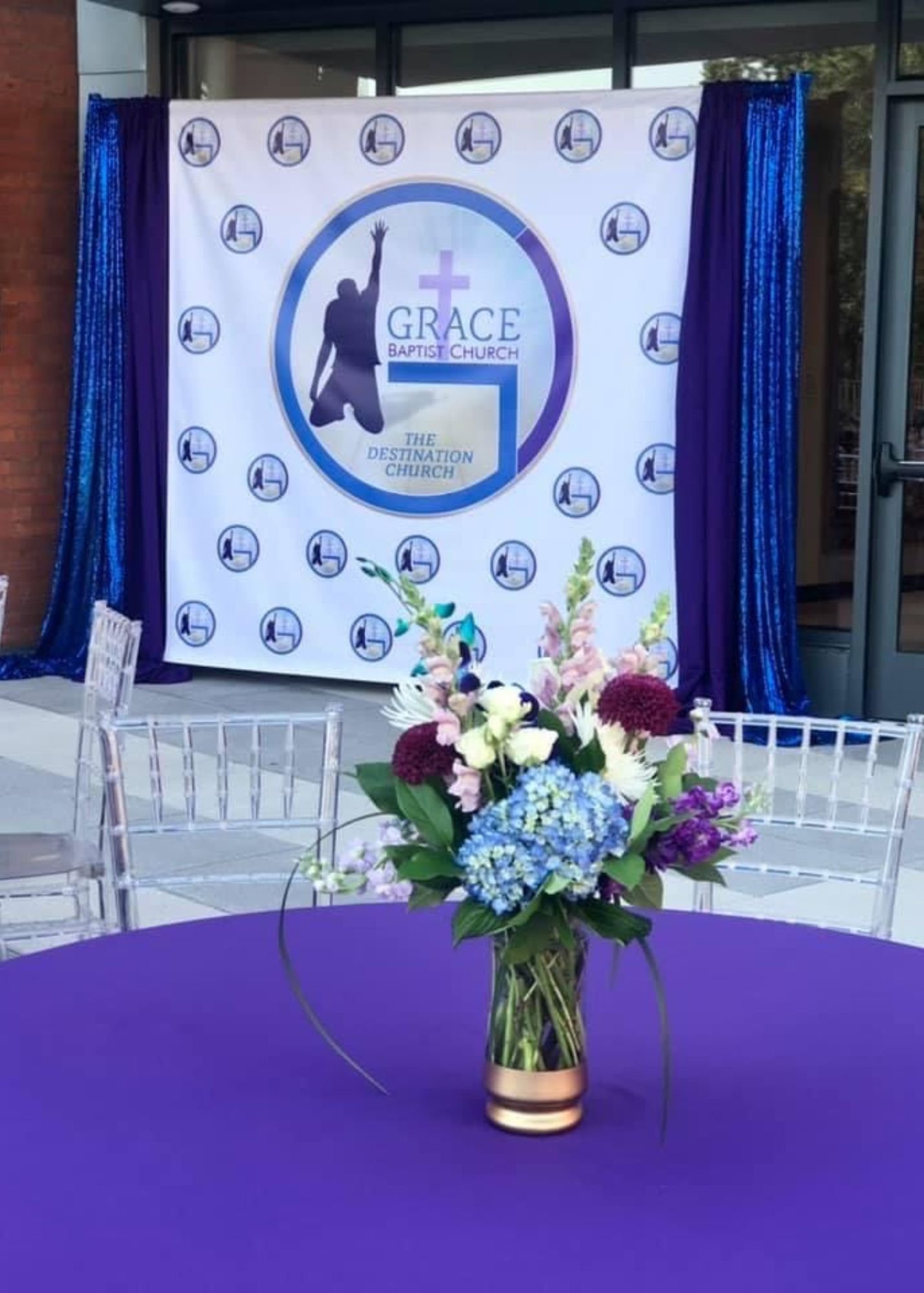 grace baptist church step & repeat 3