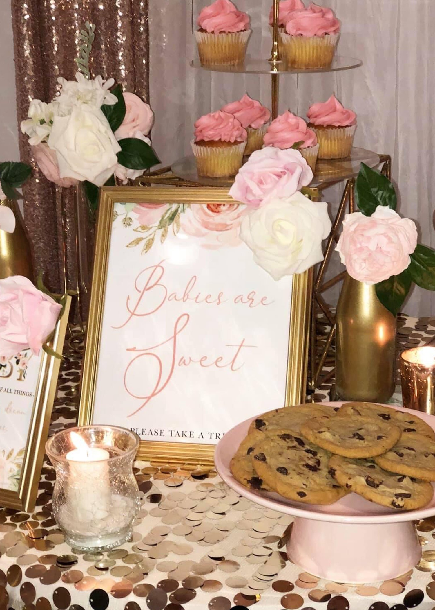 luxe floral baby shower design package 4