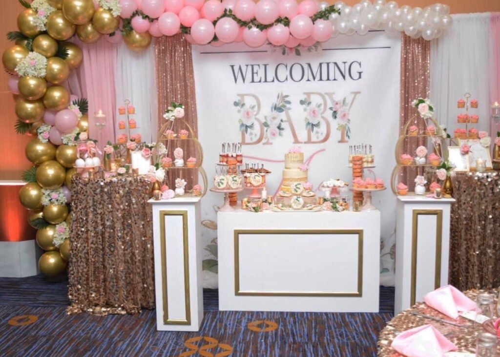 luxe floral baby shower design package 5