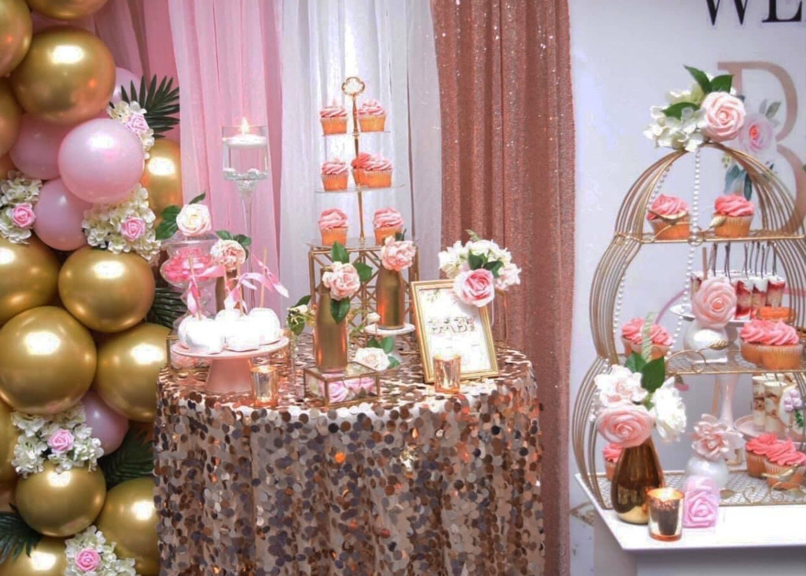 luxe floral baby shower design package 6