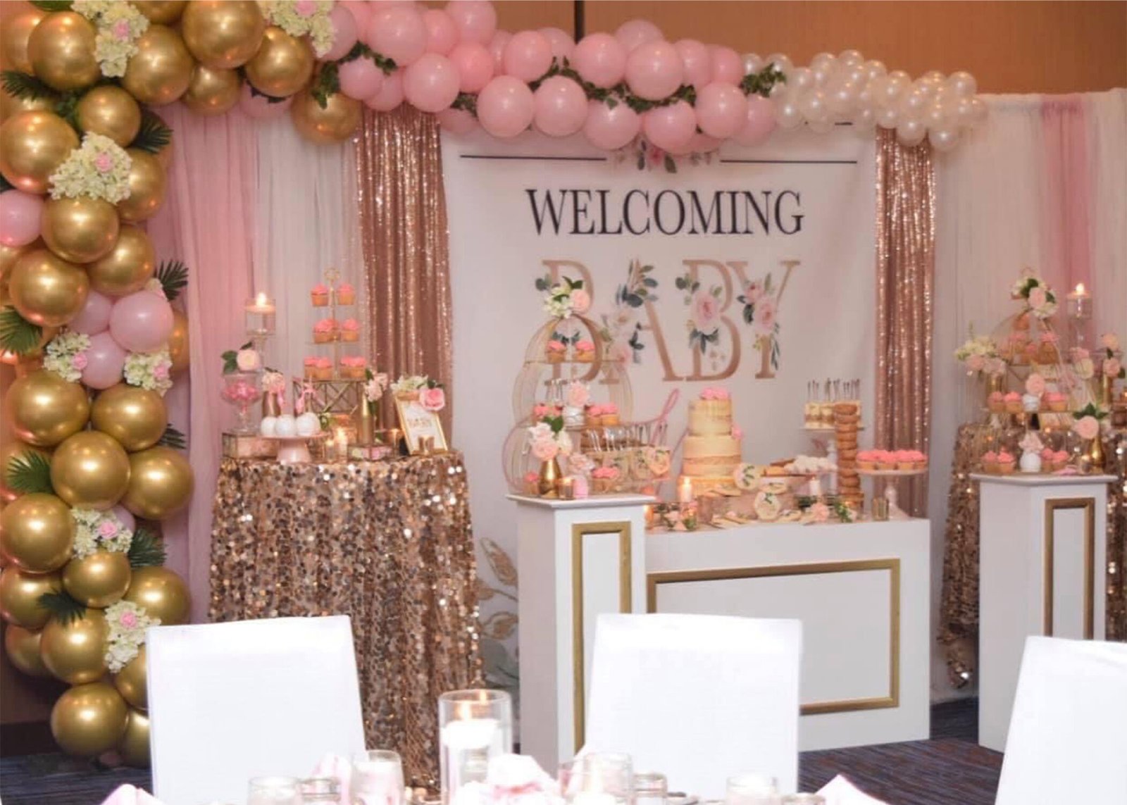 luxe floral baby shower design package 8