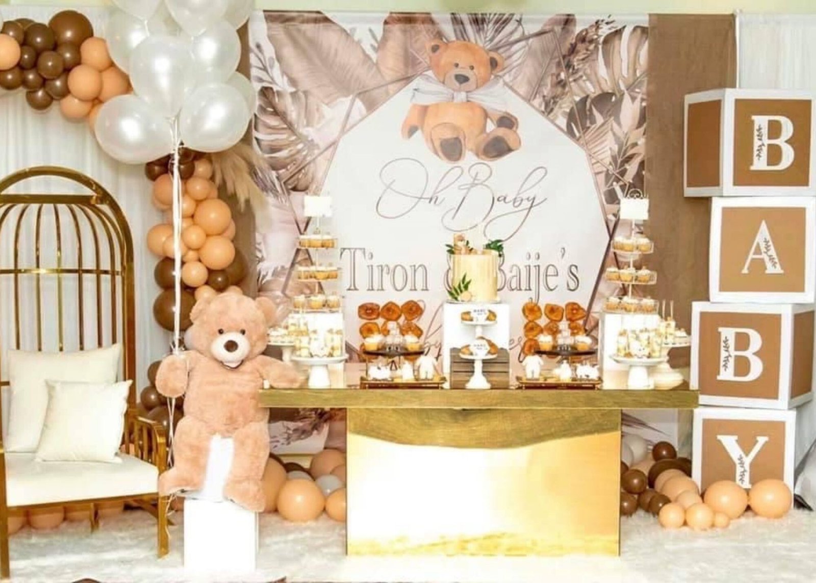 teddy bear themed baby shower 2
