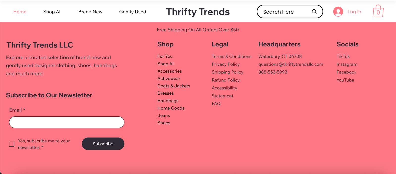 Thrifty Trends Screen Grab 1