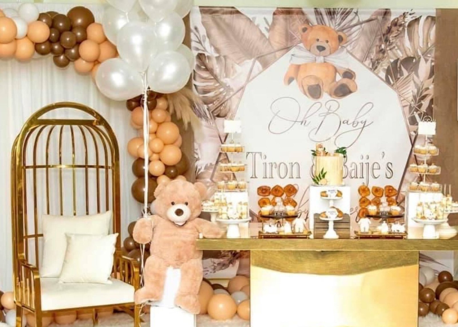 teddy bear themed baby shower 2