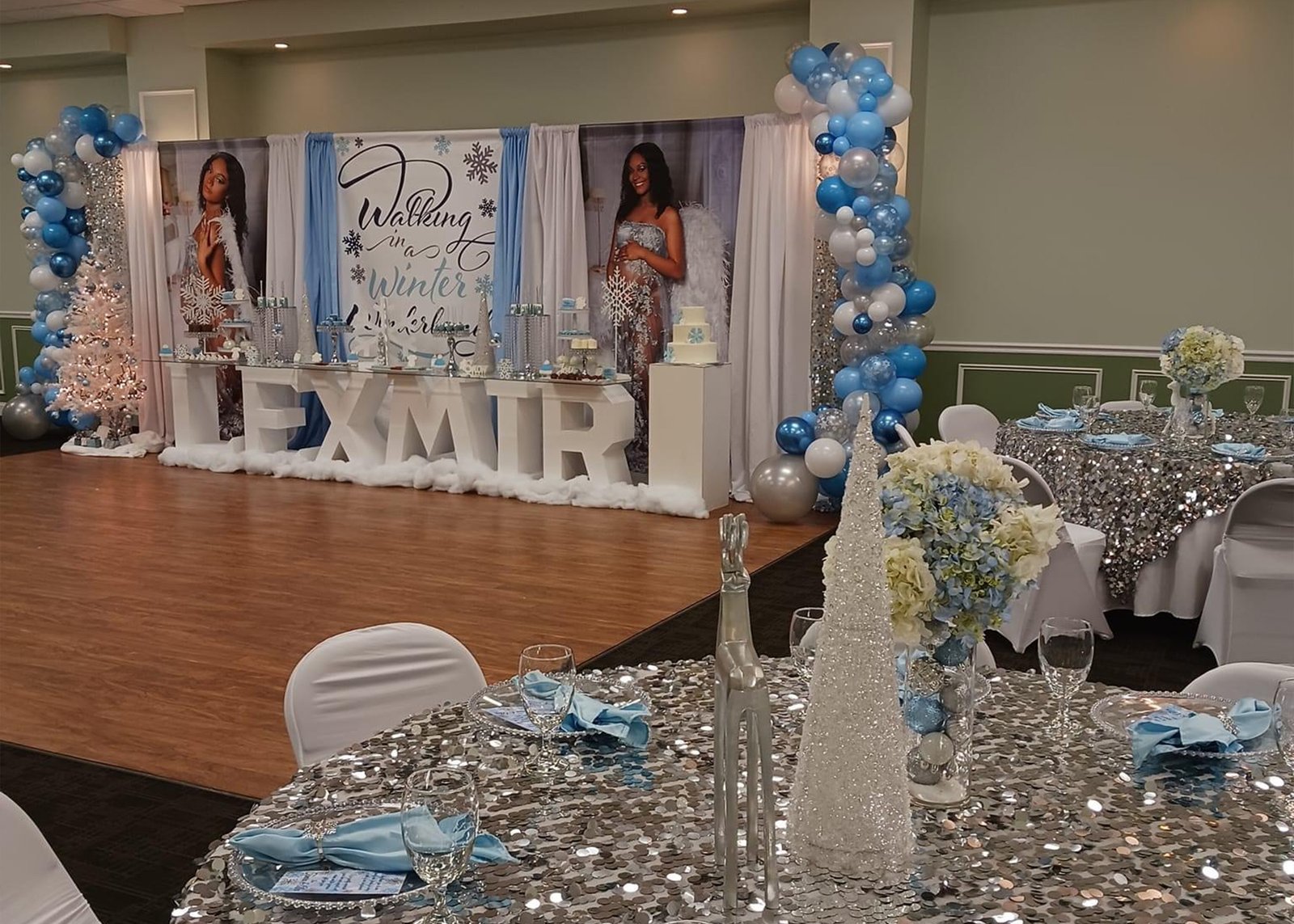 winter wonderland baby shower backdrops 4