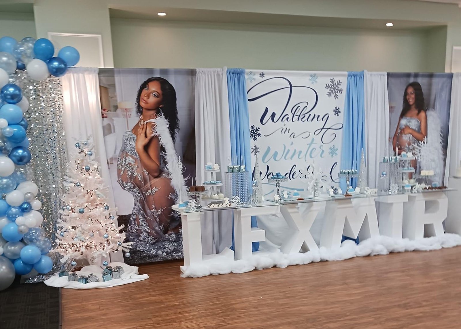 winter wonderland baby shower backdrops 6